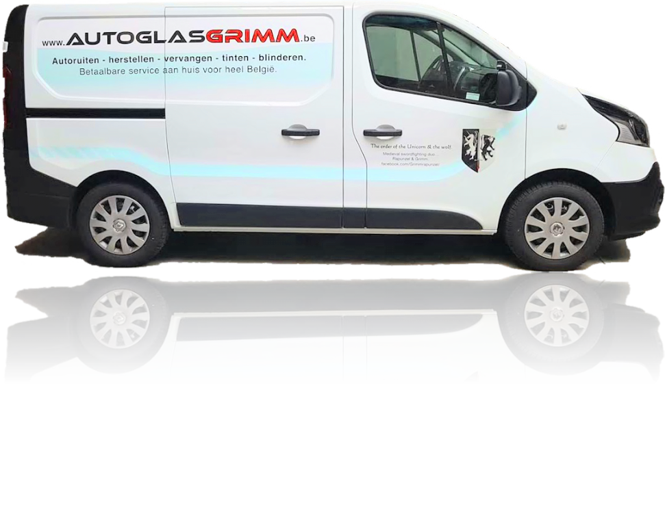 Autoglas Grimm  www.AutoglasGrimm.be  Autoruiten vervangen, herstellen, tinten-blinderen aan huis.