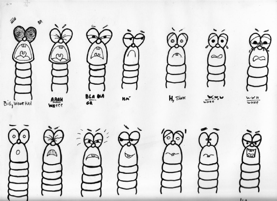 Expressie karakter design Sascha Grimm www.StudioGrimm.eu
